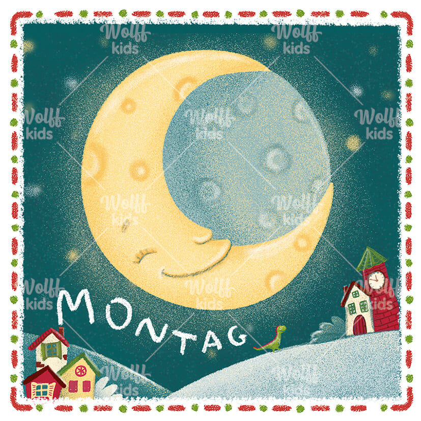 Einzelner Magnet: Montag